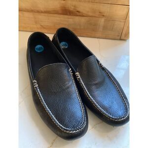 NEW Polo Ralph Lauren Terence Leather black Grain Driving Shoes Sz 10.5